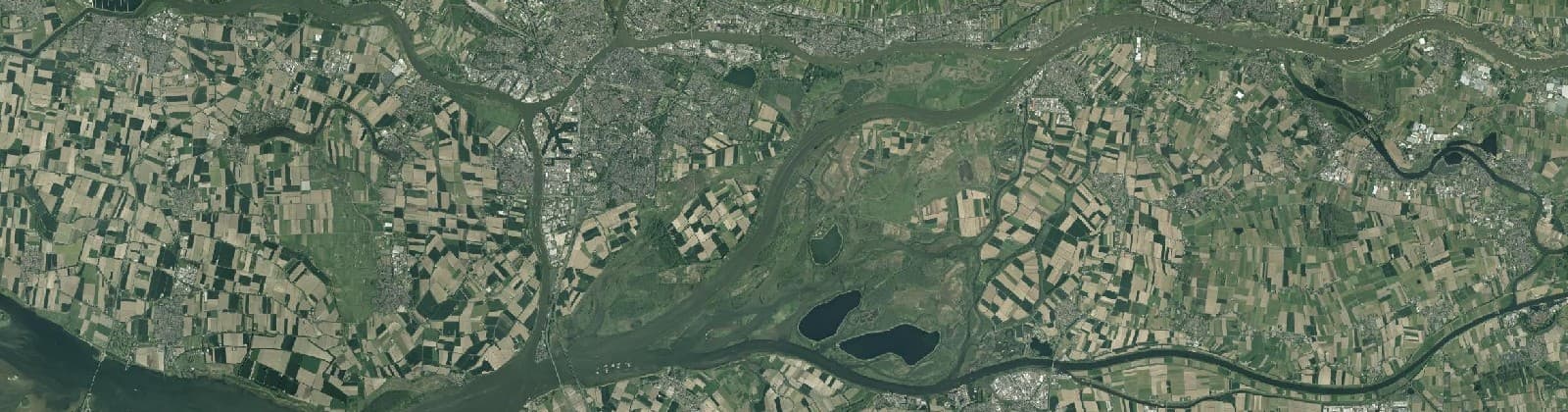 Luchtfoto van Dordrecht