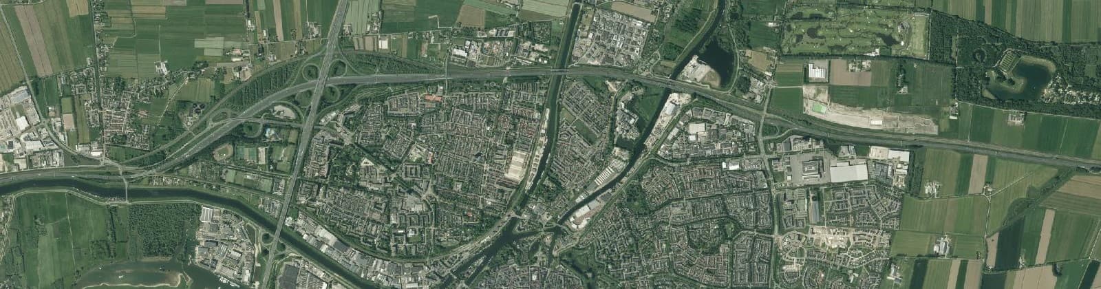Luchtfoto van Gorinchem