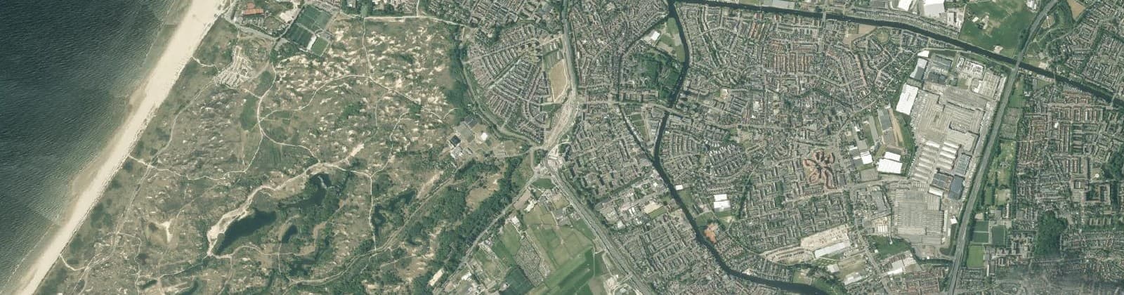 Luchtfoto van Katwijk