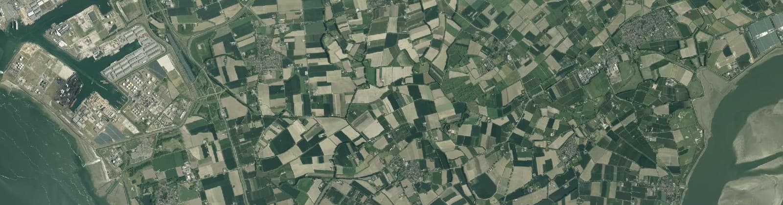 Luchtfoto van Borsele