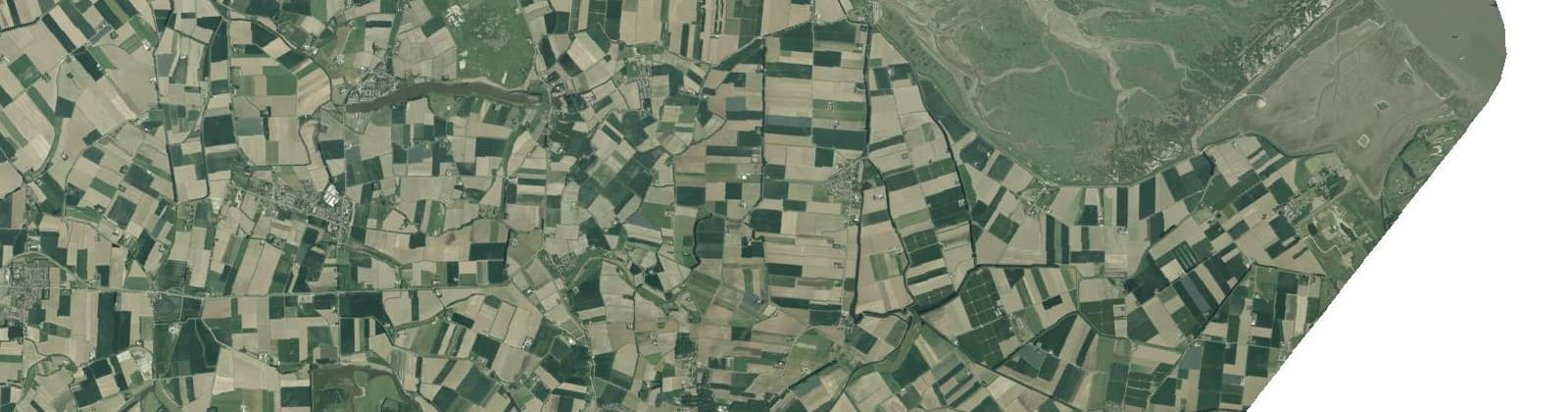 Luchtfoto van Hulst