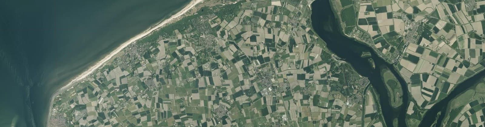 Luchtfoto van Veere