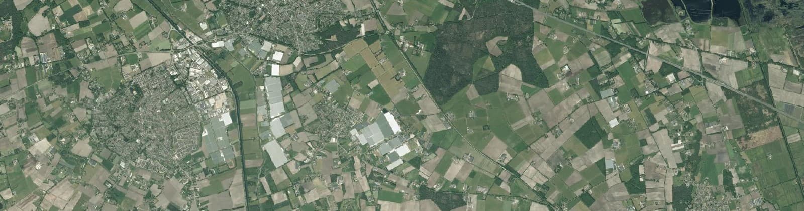 Luchtfoto van Asten