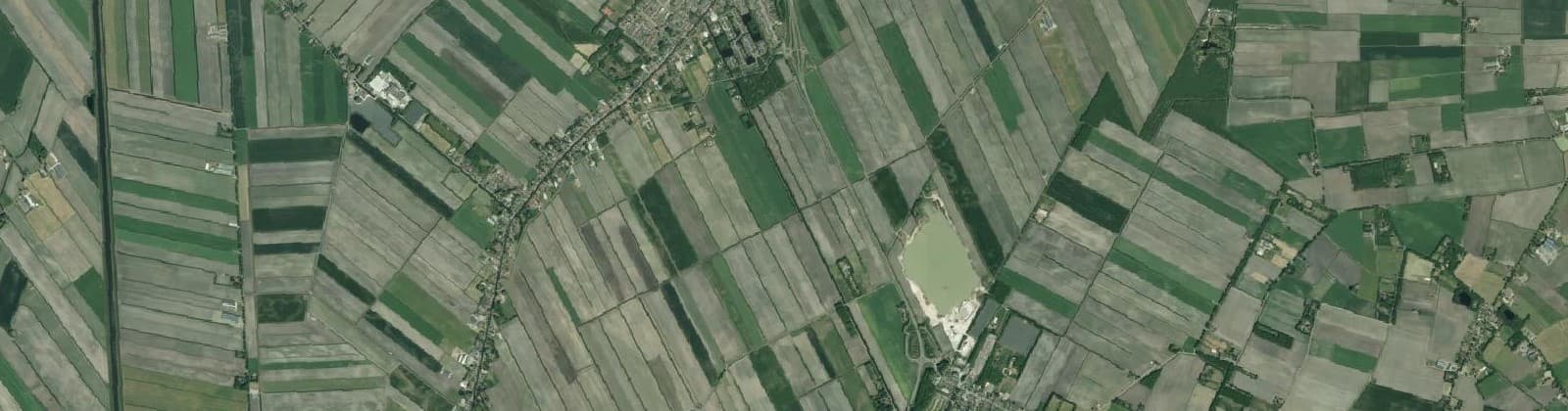 Luchtfoto van Pekela