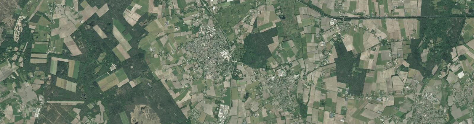 Luchtfoto van Hilvarenbeek