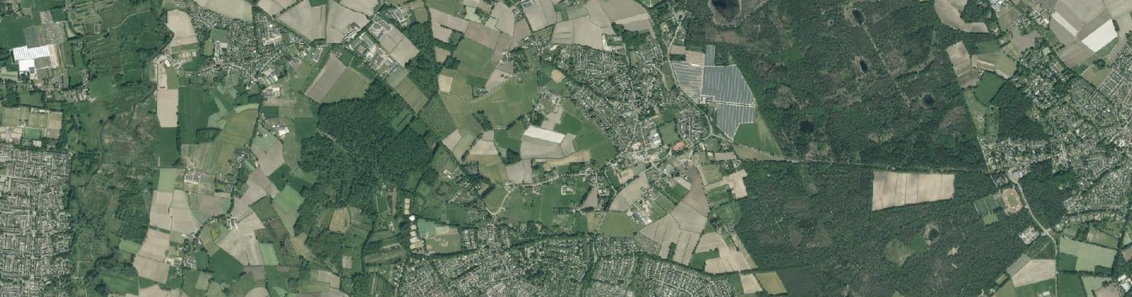 Luchtfoto van Nuenen, Gerwen en Nederwetten