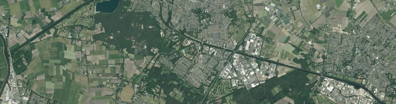 Luchtfoto van Oosterhout