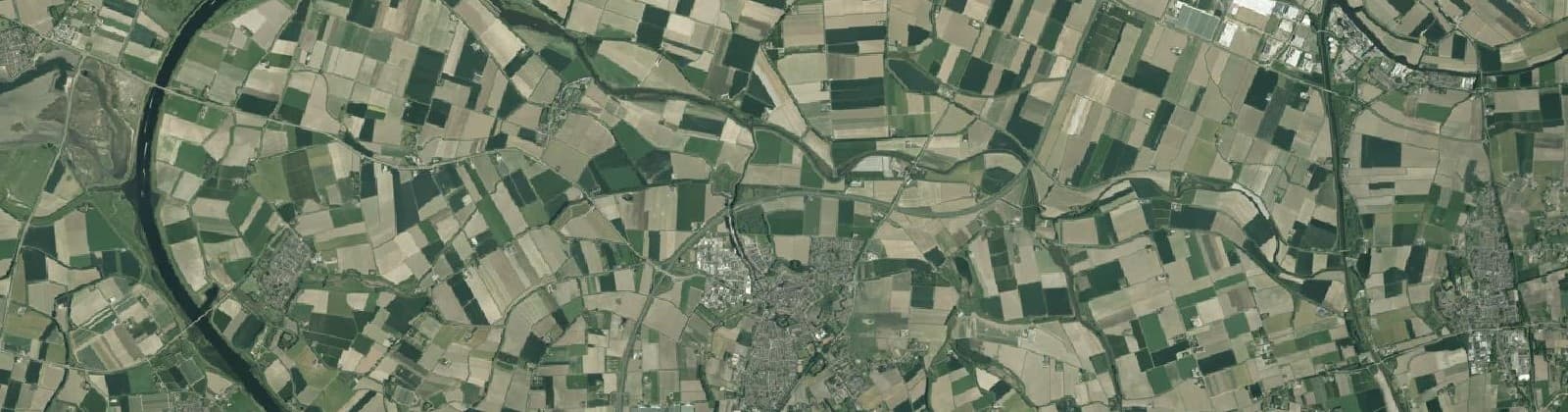 Luchtfoto van Steenbergen