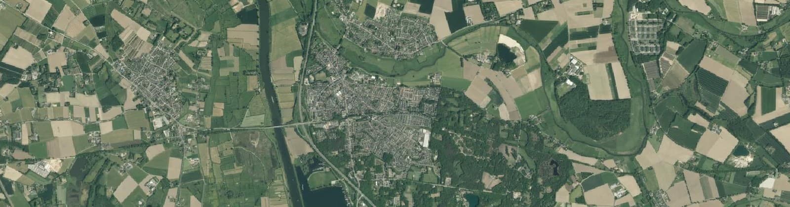 Luchtfoto van Gennep