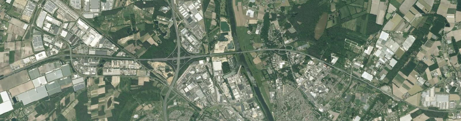 Luchtfoto van Venlo