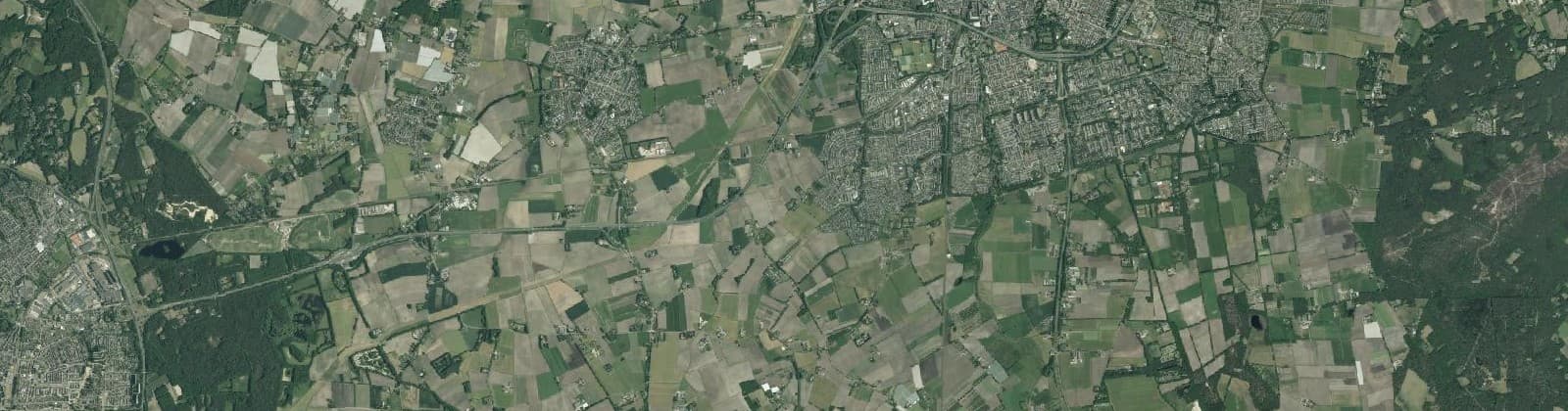 Luchtfoto van Roosendaal