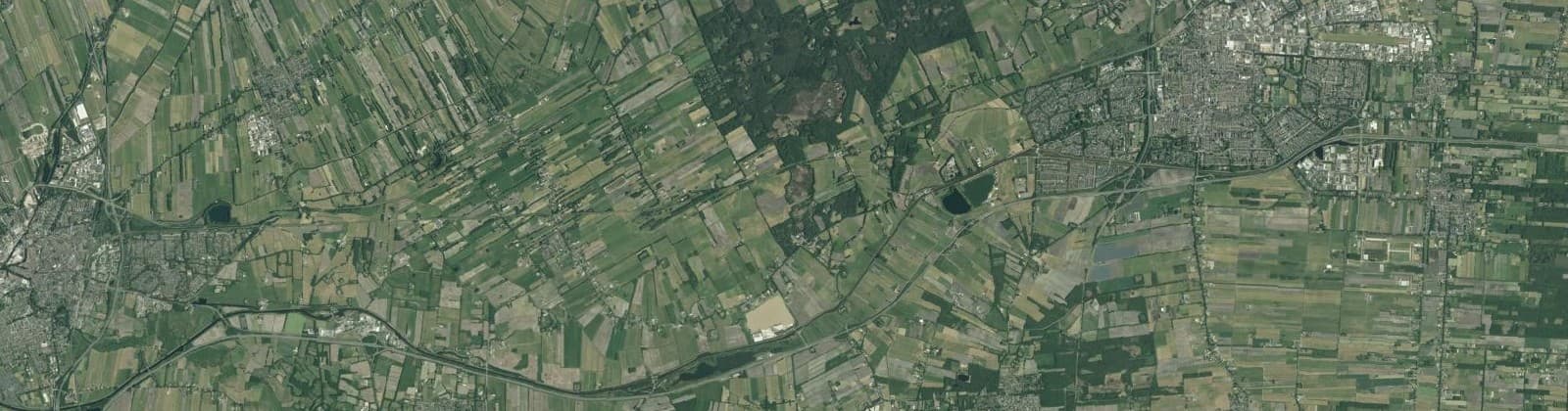 Luchtfoto van De Wolden