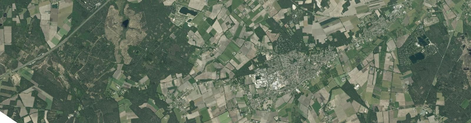 Luchtfoto van Bergeijk