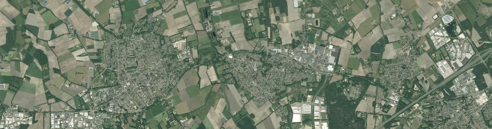 Luchtfoto van Bladel