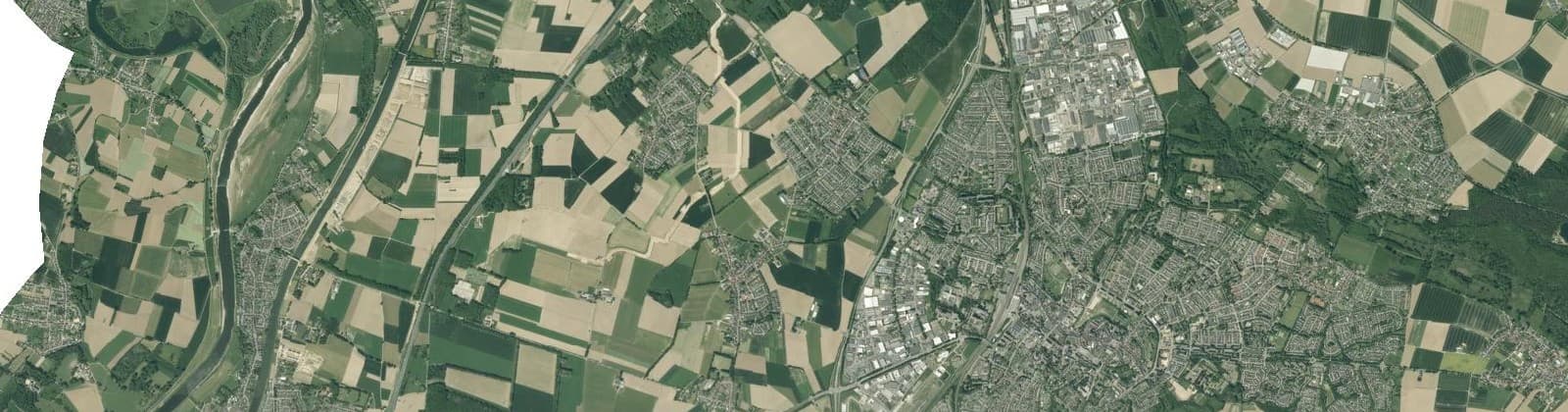 Luchtfoto van Sittard-Geleen