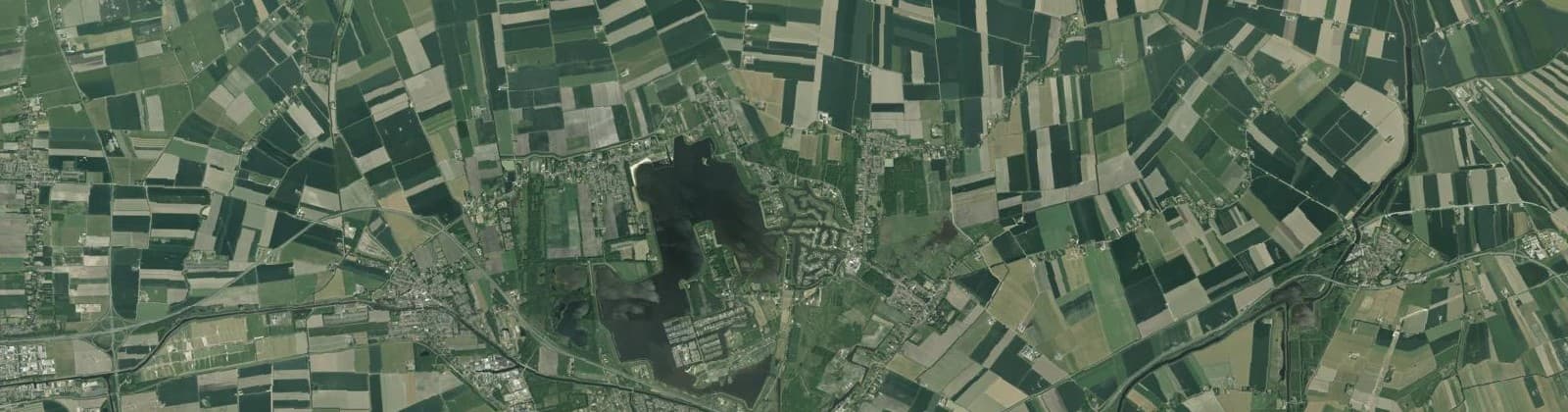 Luchtfoto van Oldambt