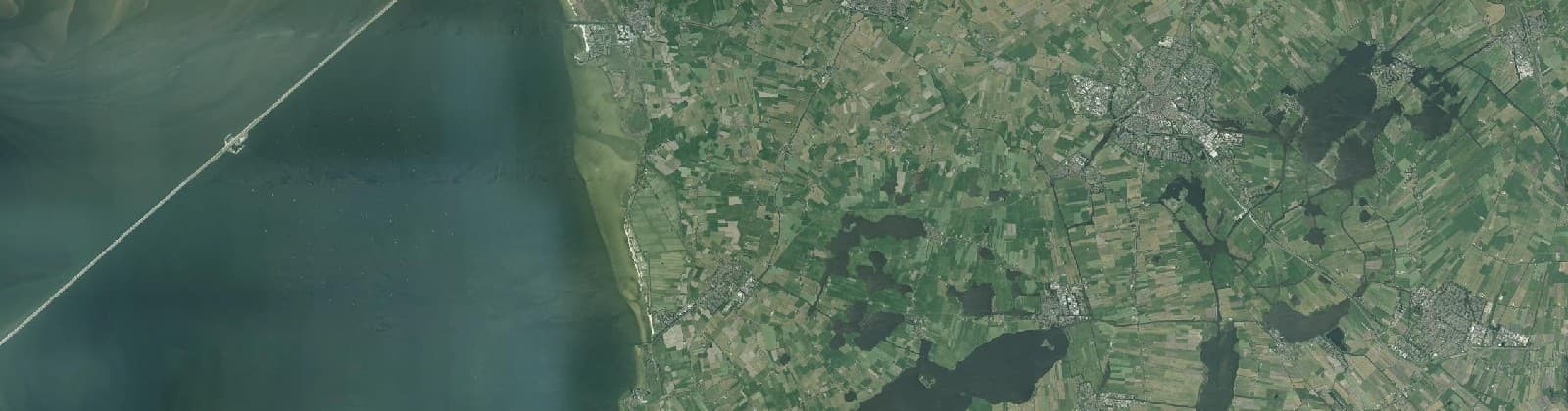 Luchtfoto van Súdwest-Fryslân
