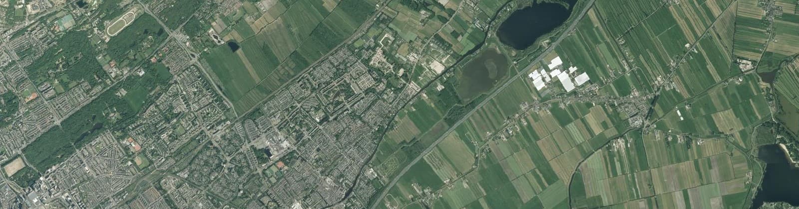 Luchtfoto van Leidschendam-Voorburg