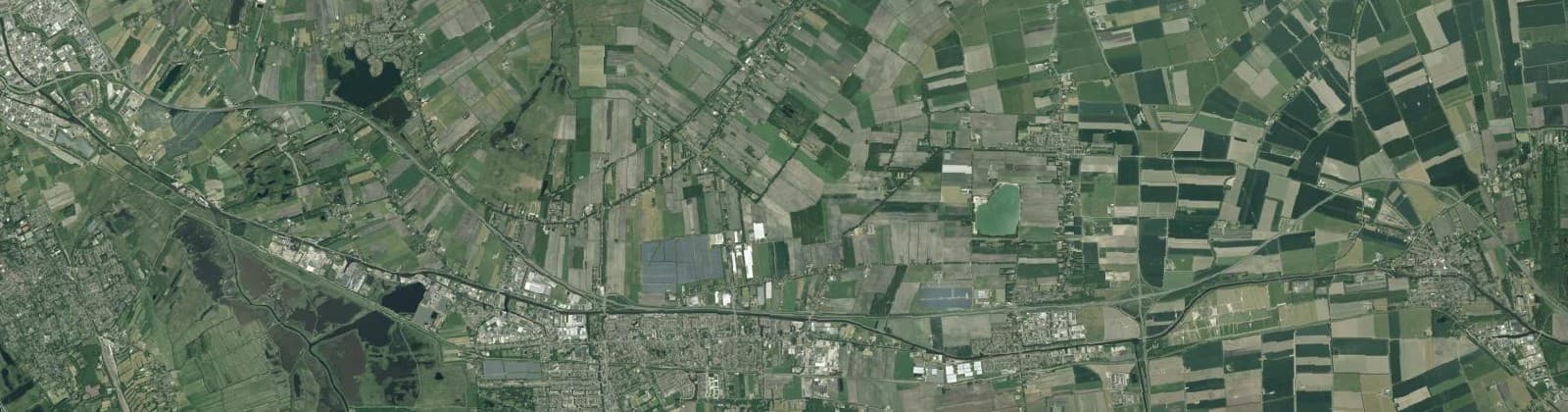 Luchtfoto van Midden-Groningen