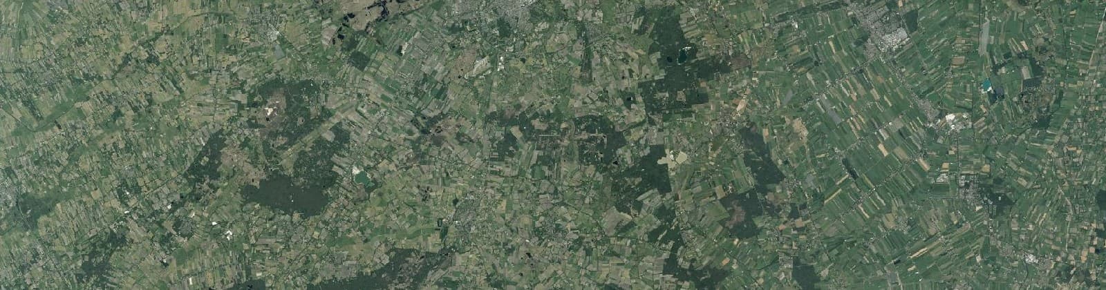 Luchtfoto van Drenthe