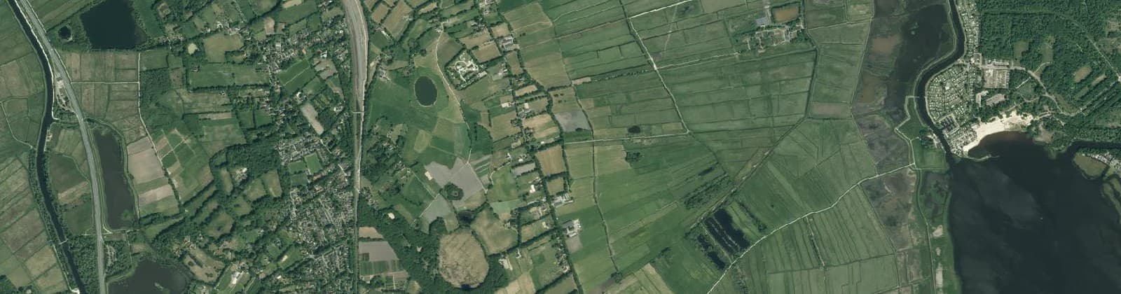 Luchtfoto van Glimmen-Onnen-Noordlaren