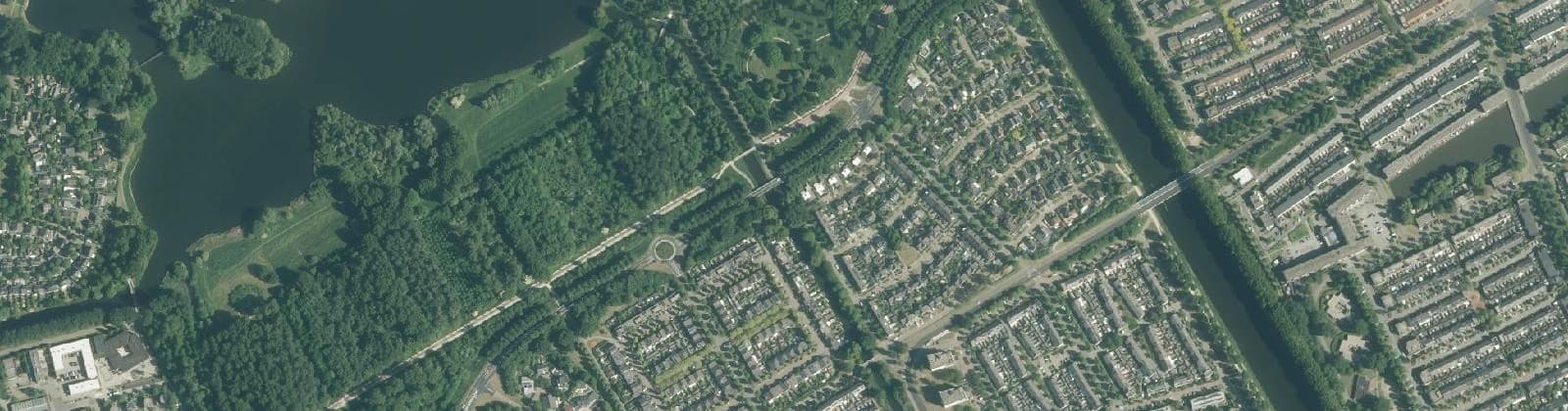 Luchtfoto van Verzetswijk