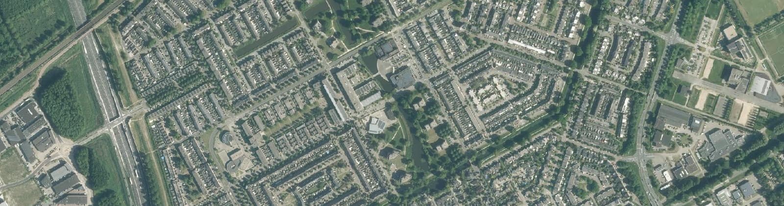 Luchtfoto van Literatuurwijk