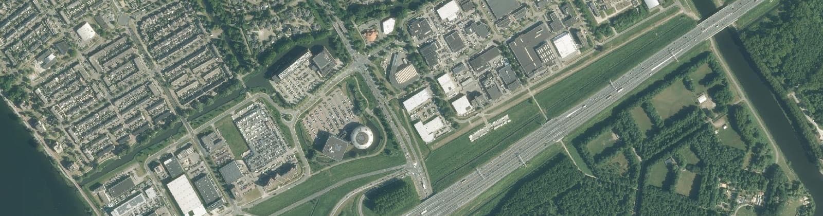Luchtfoto van Veluwsekant