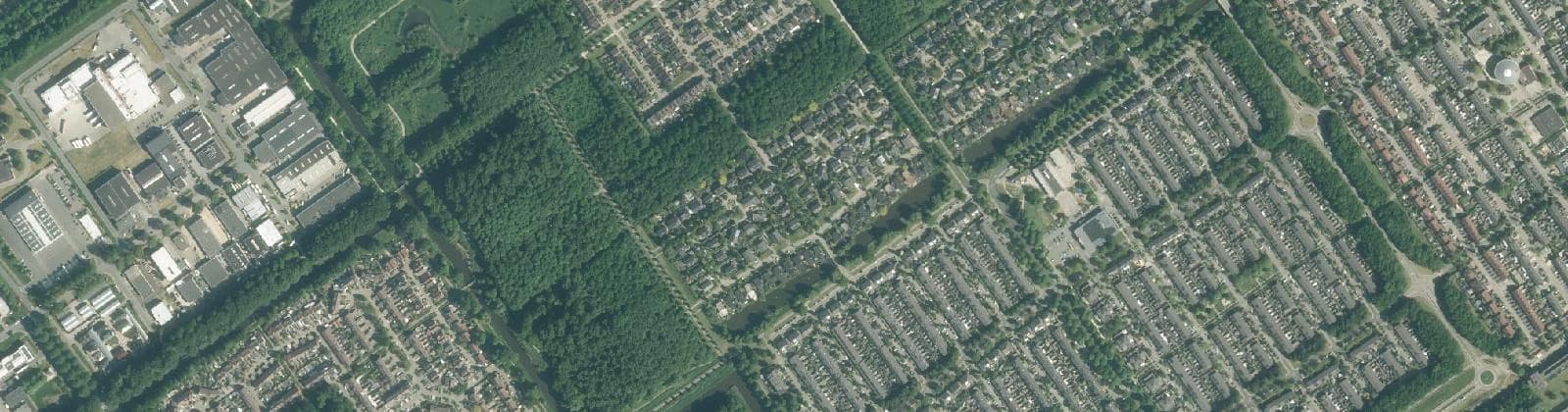 Luchtfoto van Seizoenenbuurt