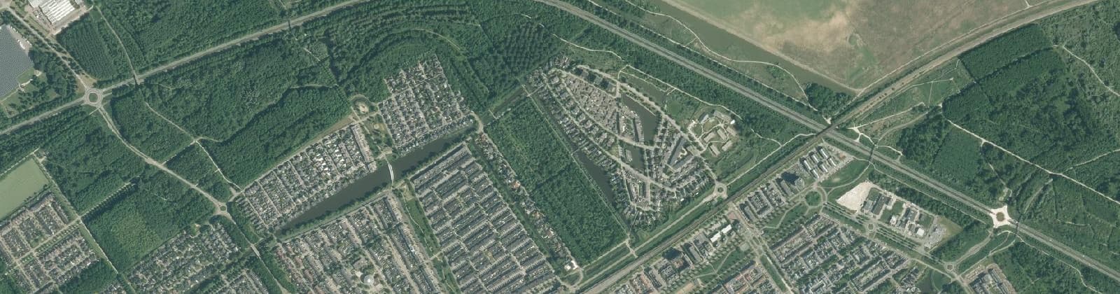 Luchtfoto van Sieradenbuurt