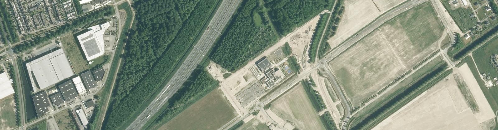 Luchtfoto van Twentsekant