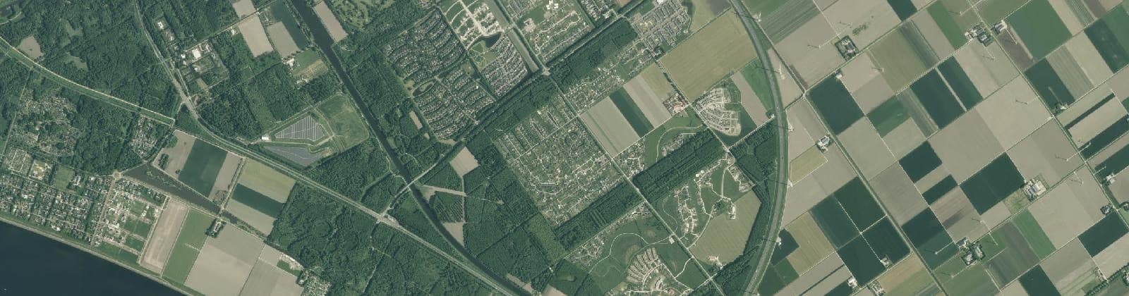 Luchtfoto van Overig Almere Hout