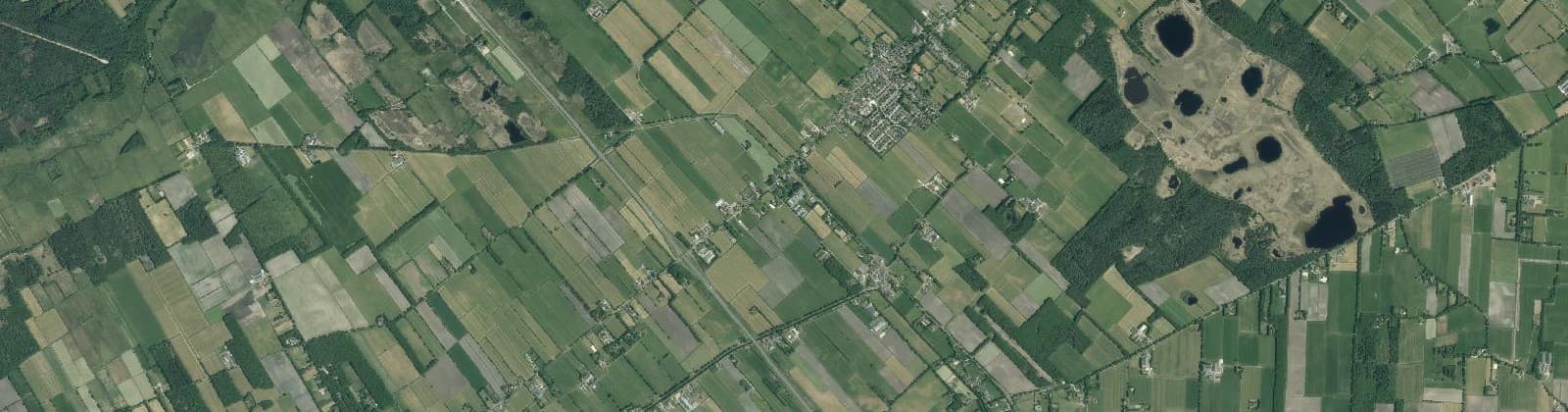 Luchtfoto van Wijnjewoude
