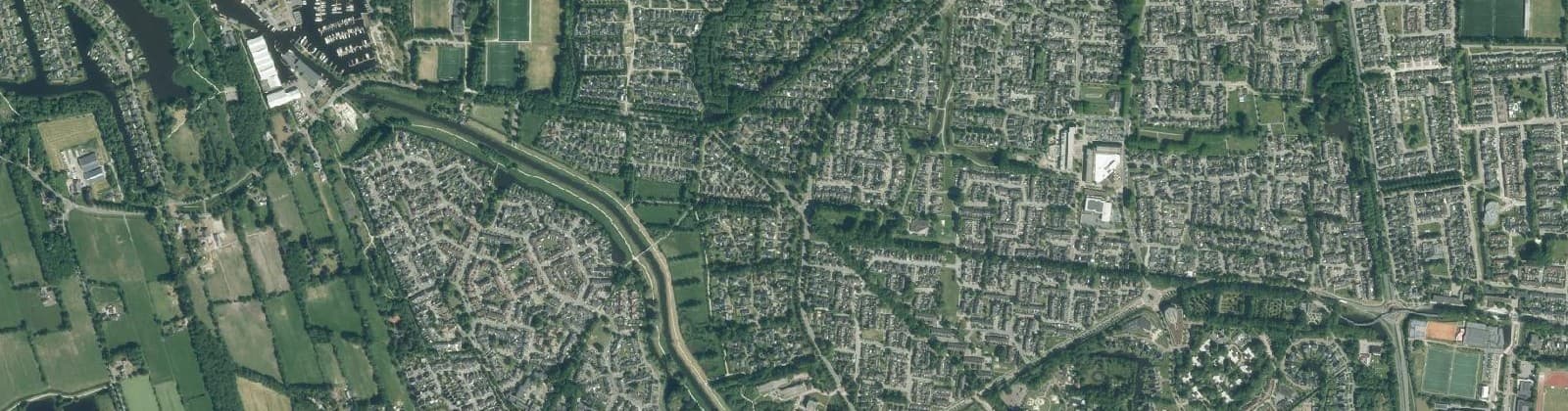 Luchtfoto van De Drait