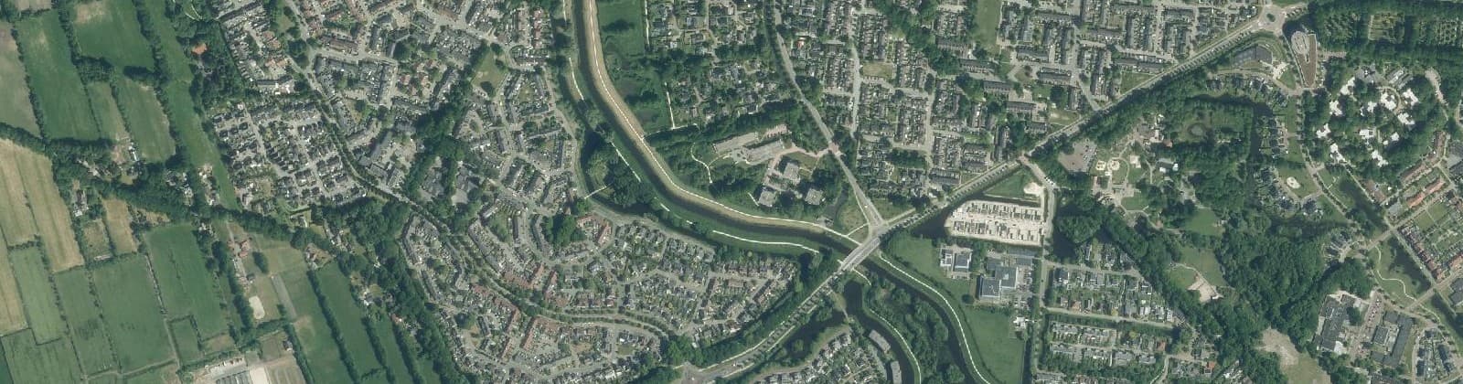 Luchtfoto van De Trisken