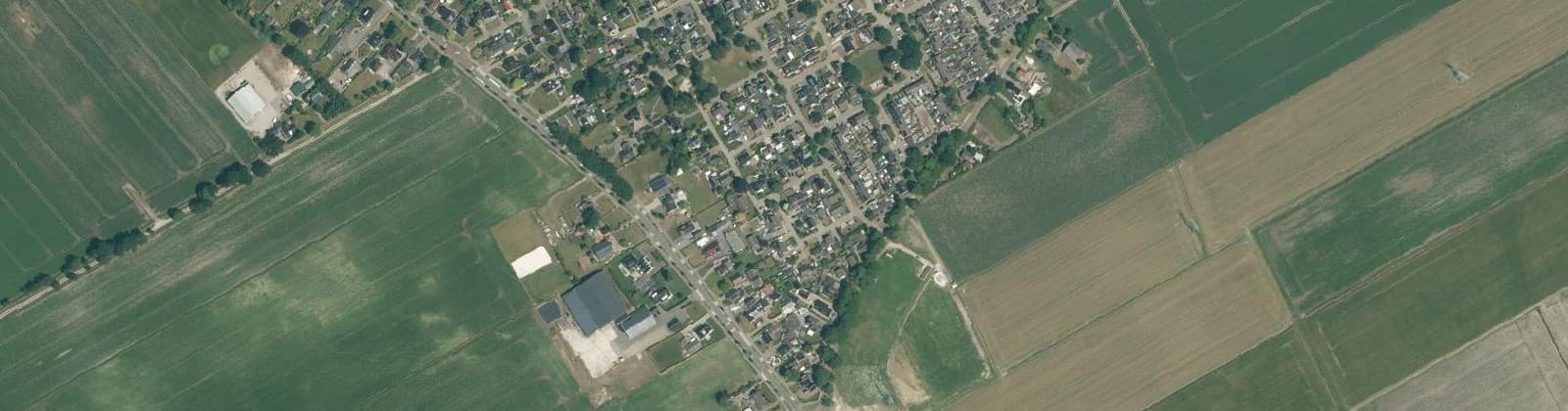 Luchtfoto van Wijk 50 Barger-Oosterveld