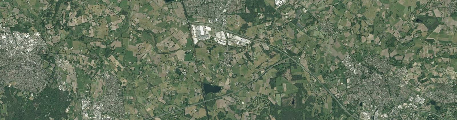 Luchtfoto van Bornerbroek