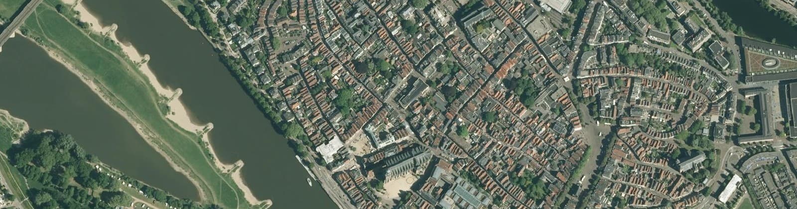 Luchtfoto van Binnenstad