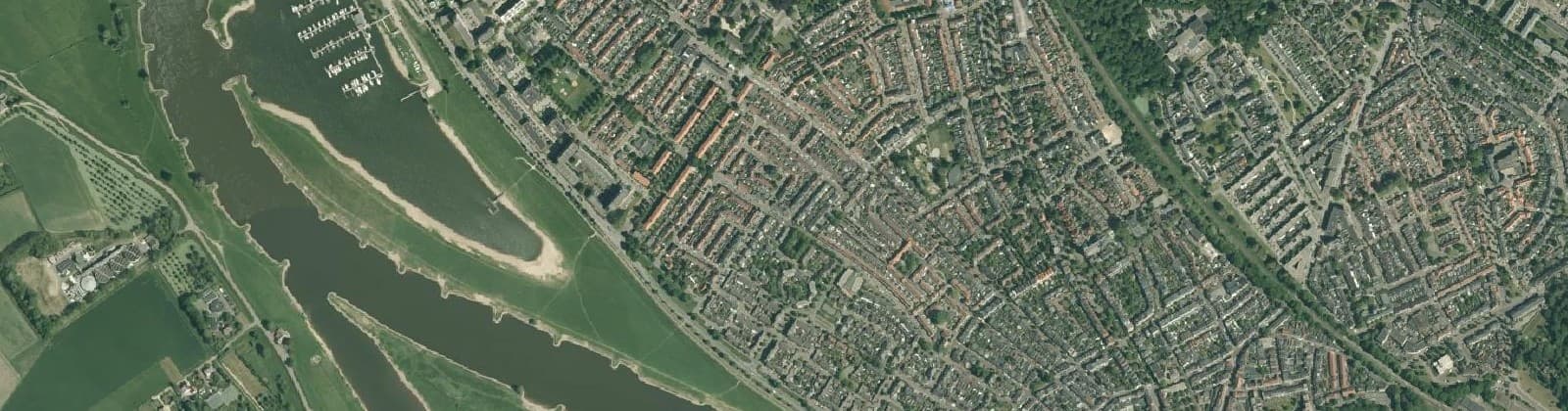 Luchtfoto van Zandweerd