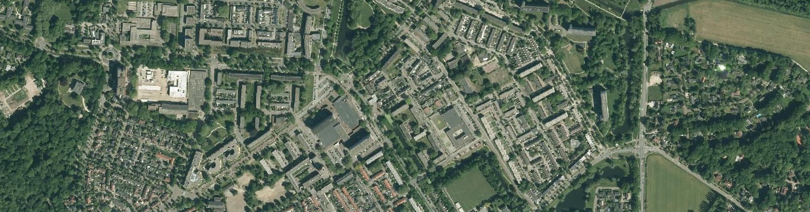 Luchtfoto van Keizerslanden