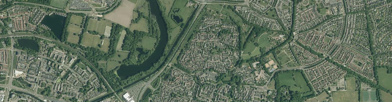 Luchtfoto van Colmschate-Noord