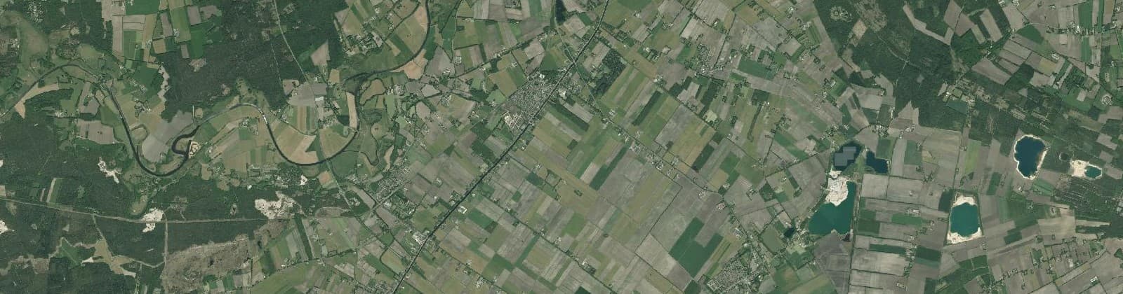 Luchtfoto van Bergentheim