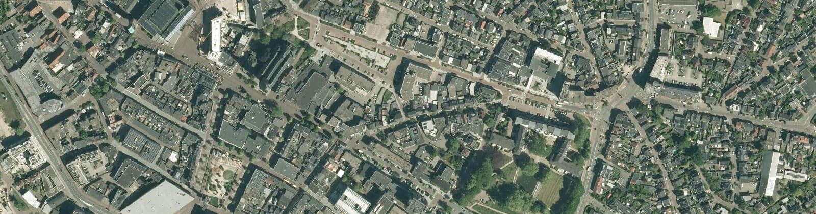 Luchtfoto van Binnenstad