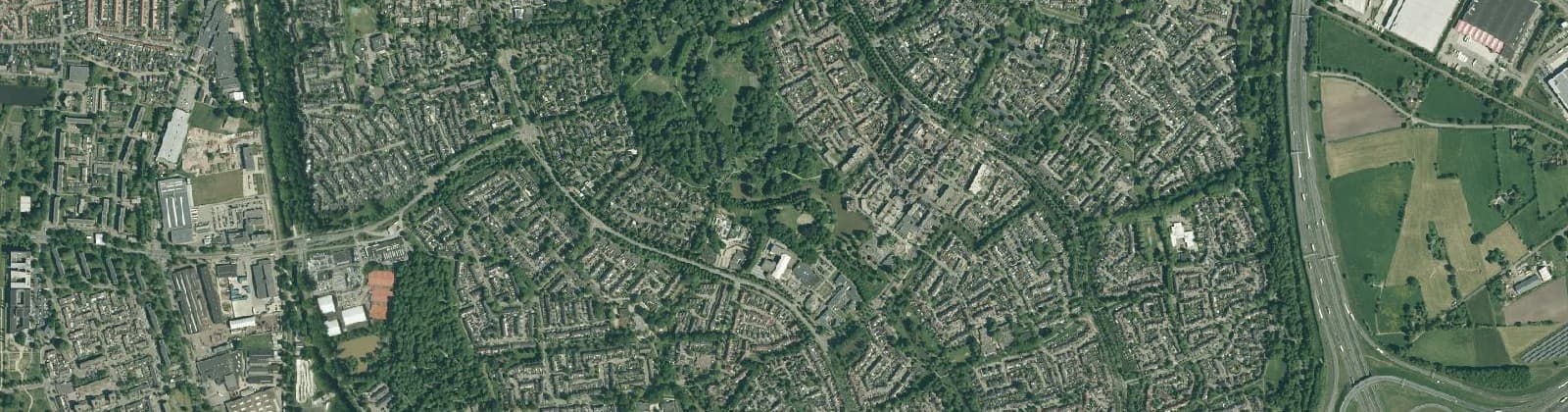 Luchtfoto van Zuidoost