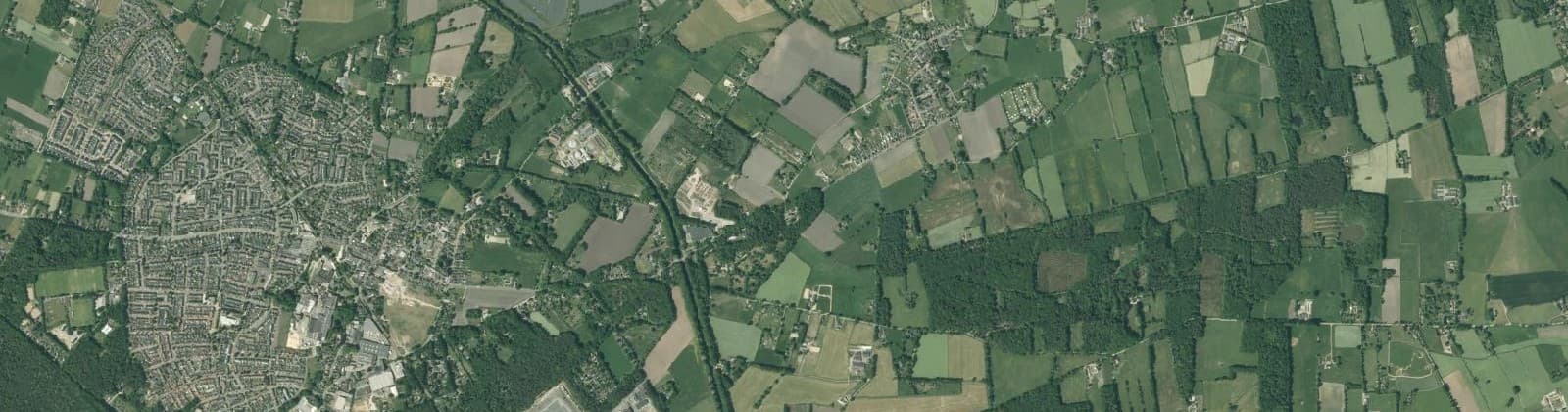 Luchtfoto van Hall