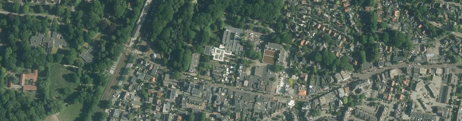 Luchtfoto van Centrum Ermelo