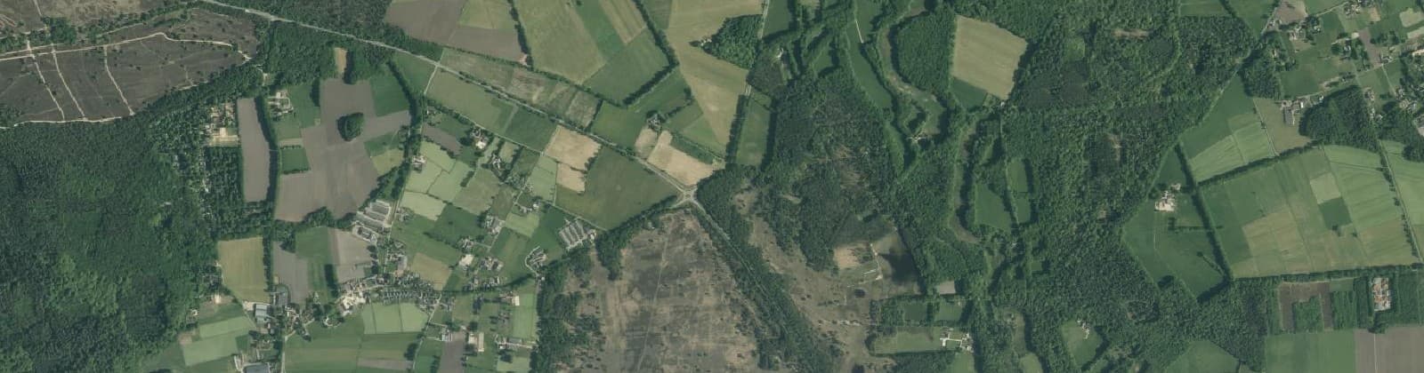 Luchtfoto van Buitengebied oost
