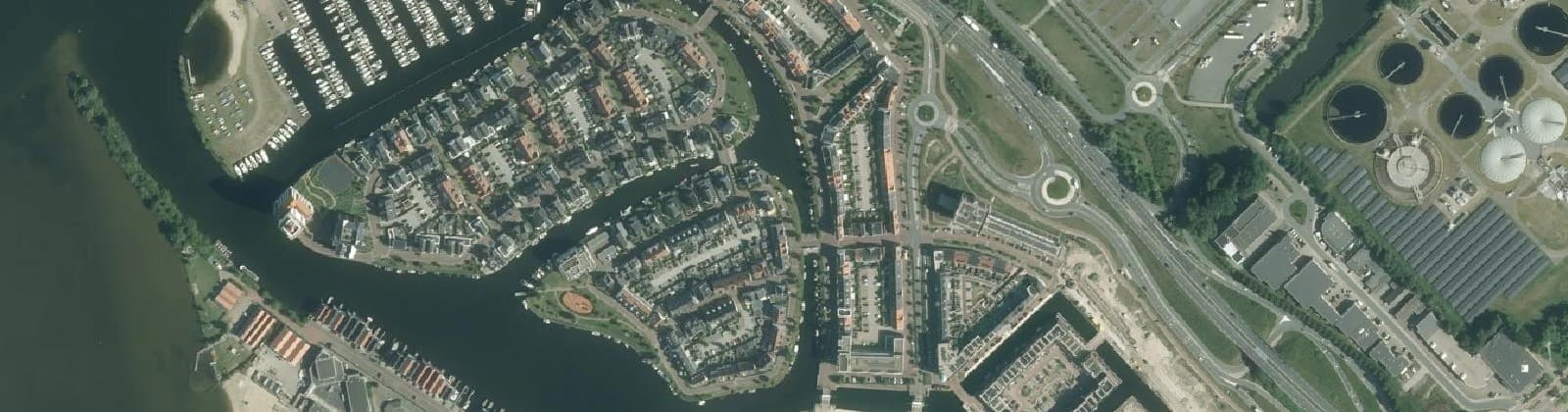 Luchtfoto van Waterfront