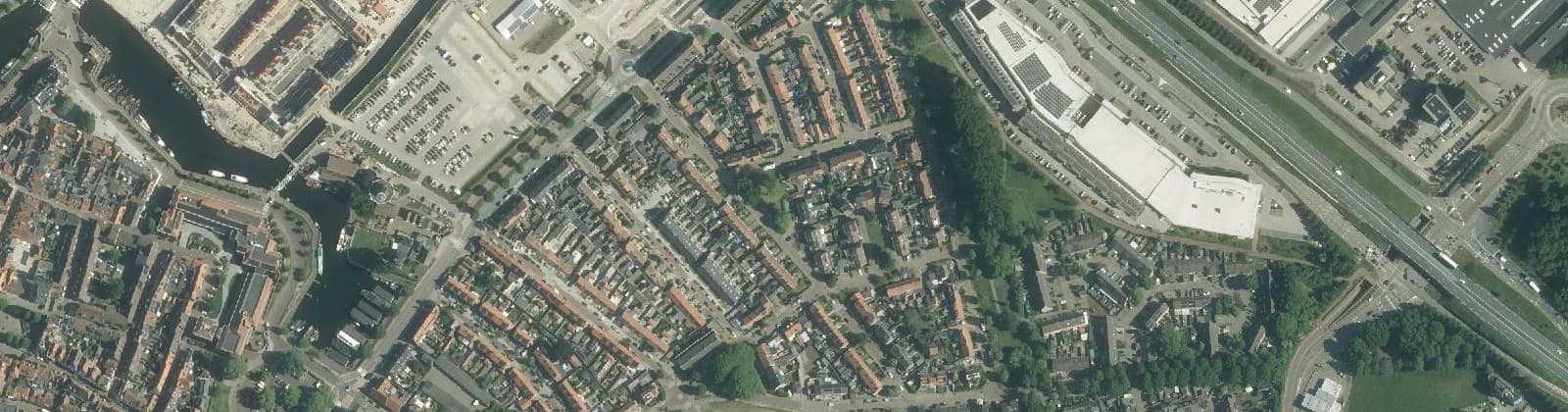Luchtfoto van Zeebuurt