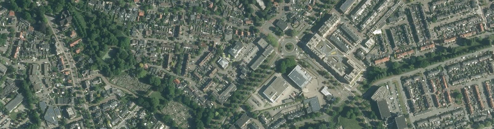 Luchtfoto van Friesegracht